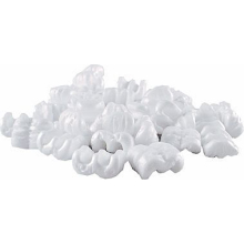 Verpackungschips weiss aus Polystyrol ( EPS ) E oder S-form ca. 0,5 cbm