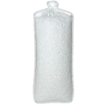 Verpackungschips weiss aus Polystyrol ( EPS ) E oder S-form ca. 0,5 cbm
